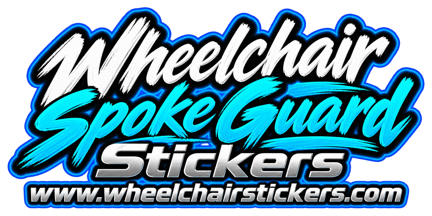 Wheelchair Spoke Guard Stickers · www.wheelchairstickers.com
