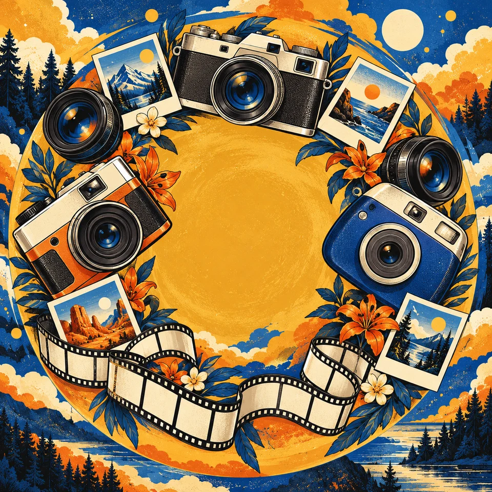 Cameras, lenses and visual adventures for young photographers.