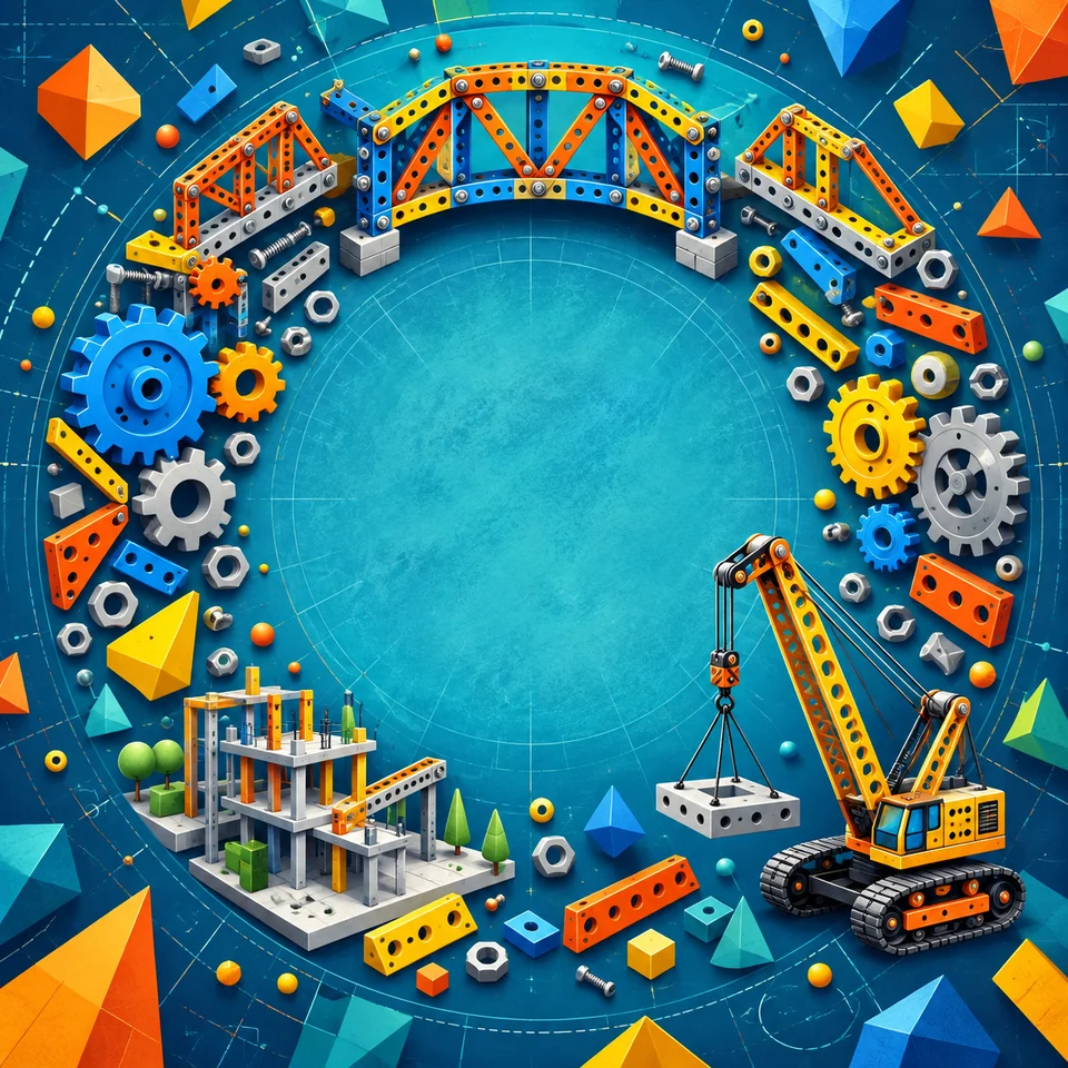 Gears, bridges and clever inventions for budding builders.