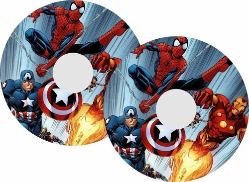 Avengers in blue spoke-guard design example