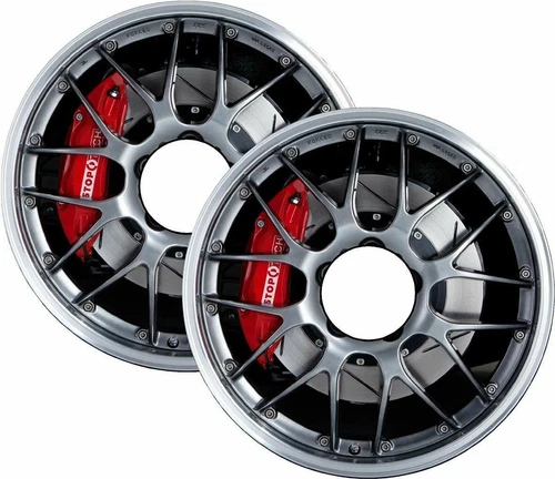 Chrome alloy wheel spoke-guard design example