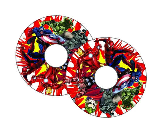 Avengers in red spoke-guard design example