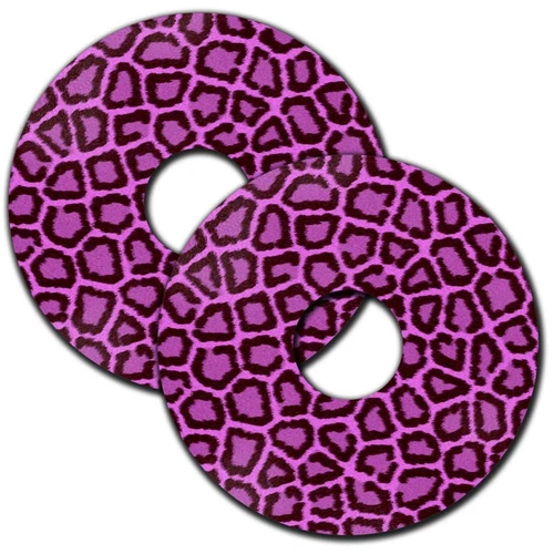 Purple leopard print spoke-guard design example