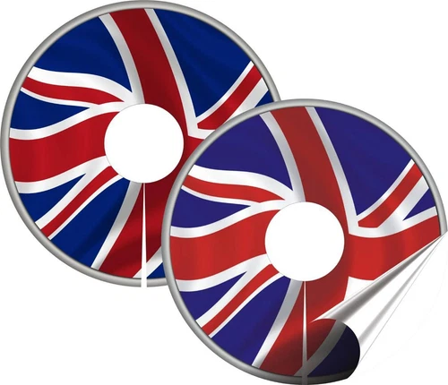 Union Jack spoke-guard design example